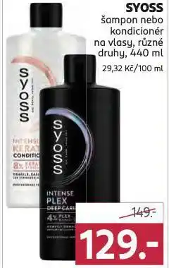 Rossmann Syoss šampon nabídka