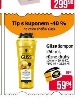 Teta Gliss šampon nabídka
