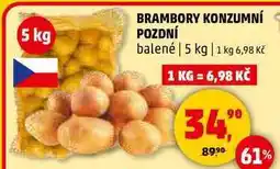 Penny Market BRAMBORY KONZUMNÍ POZDNÍ balené, 5 kg nabídka