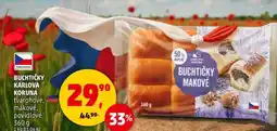 Penny Market BUCHTIČKY KARLOVA KORUNA tvarohové, 360 g nabídka