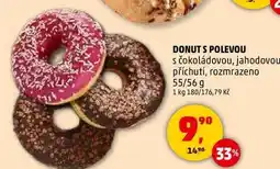 Penny Market DONUT S POLEVOU s čokoládovou, jahodovou příchutí, 55/56 g nabídka