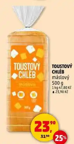 Penny Market TOUSTOVÝ CHLÉB máslový, 500 g nabídka