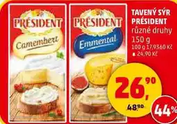 Penny Market Président Tavený sýr, 150g nabídka