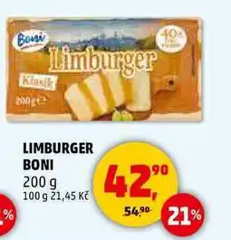 Penny Market LIMBURGER BONI, 200 g nabídka