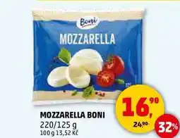 Penny Market MOZZARELLA BONI, 220/125 g nabídka