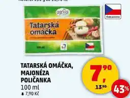 Penny Market TATARSKÁ OMÁČKA, MAJONÉZA POLIČANKA, 100 ml nabídka