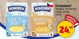 Penny Market SÝR BOHEMILK Horácký, Farmářský uzený, plátky, 100 g nabídka