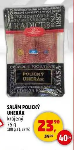 Penny Market SALÁM POLICKÝ UHERÁK krájený, 75 g nabídka