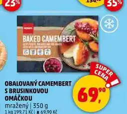 Penny Market OBALOVANÝ CAMEMBERT S BRUSINKOVOU OMÁČKOU mražený, 350 g nabídka