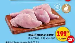 Penny Market KRÁLIČÍ STEHNA S KOSTÍ mražená, 1 kg nabídka