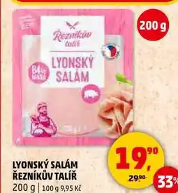 Penny Market LYONSKÝ SALÁM ŘEZNÍKŮV TALÍŘ, 200 g nabídka