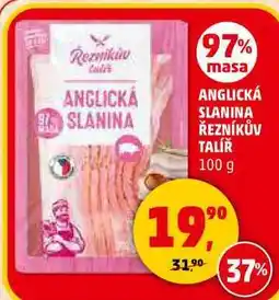 Penny Market ANGLICKÁ SLANINA ŘEZNÍKŮV TALÍŘ, 100 g nabídka
