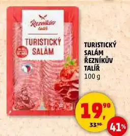 Penny Market TURISTICKÝ SALÁM ŘEZNÍKŮV TALÍŘ, 100 g nabídka