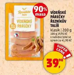 Penny Market VÍDEŇSKÉ PARECKY ŘEZNÍKŮV TALÍŘ klasik, 200 g nabídka