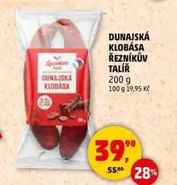 Penny Market DUNAJSKÁ KLOBÁSA ŘEZNÍKŮV TALÍŘ, 200 g nabídka