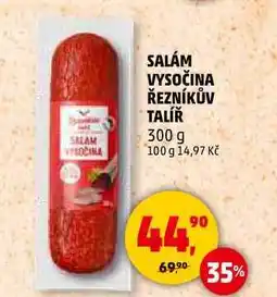 Penny Market SALÁM VYSOČINA ŘEZNÍKŮV TALÍŘ, 300 g nabídka