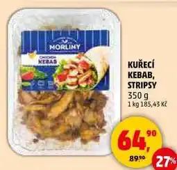 Penny Market KUŘECÍ KEBAB, STRIPSY, 350 g nabídka