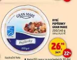 Penny Market RYBÍ PEPŘENKY GRAN MARE, 200/140 g nabídka
