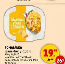 Penny Market POMAZÁNKA různé druhy, 135 g nabídka