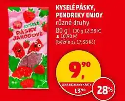 Penny Market KYSELÉ PÁSKY, PENDREKY ENJOY různé druhy, 80 g nabídka