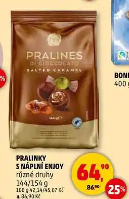 Penny Market PRALINKY S NÁPLNÍ ENJOY různé druhy, 144/154 g nabídka