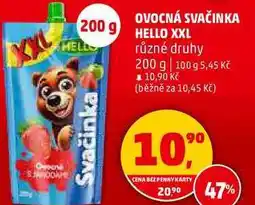 Penny Market OVOCNÁ SVAČINKA HELLO XXL různé druhy, 200 g nabídka