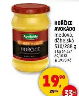 Penny Market HOŘČICE AVOKÁDO, 310/288 g nabídka