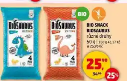 Penny Market BIO SNACK BIOSAURUS různé druhy, 60 g nabídka