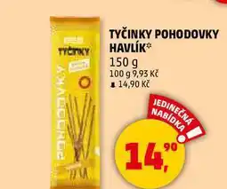 Penny Market TYČINKY POHODOVKY HAVLÍK, 150 g nabídka