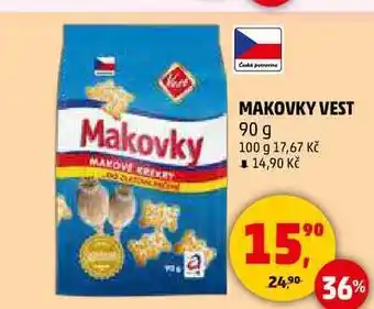 Penny Market MAKOVKY VEST, 90 g nabídka
