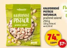 Penny Market KALIFORNSKÉ PISTÁCIE NATURALIA pražené solené, 250 g nabídka