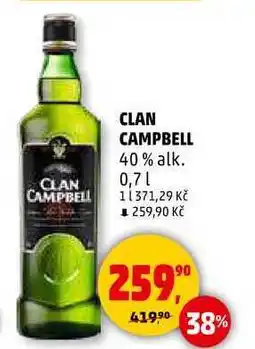 Penny Market CLAN CAMPBELL 40% alk., 0,7 l nabídka