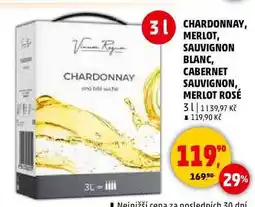 Penny Market CHARDONNAY, MERLOT, SAUVIGNON BLANC, 3 l nabídka