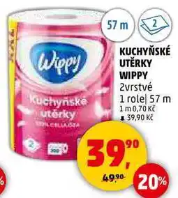 Penny Market KUCHYŇSKÉ UTĚRKY WIPPY, 2vrstvé nabídka