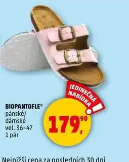 Penny Market BIOPANTOFLE pánské/ dámské vel. 36-47, 1 pár nabídka