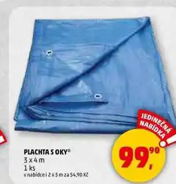 Penny Market PLACHTA S OKY 3x4m 1 ks v nabídce i 2x3 m, 1 ks nabídka