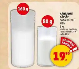 Penny Market NÁHRADNÍ NÁPLŇ doba hoření 48h, 1 ks nabídka