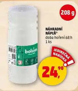 Penny Market NÁHRADNÍ NÁPLŇ doba hoření 68 h, 1 ks nabídka