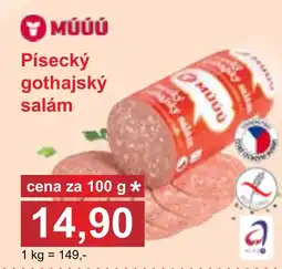 PLUS JIP Písecký gothajský salám nabídka
