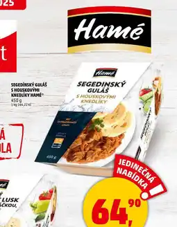Penny Market SEGEDÍNSKÝ GULÁŠ S HOUSKOVÝMI KNEDLÍKY HAMÉ, 450 g nabídka