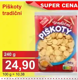 PLUS JIP Piškoty tradiční nabídka