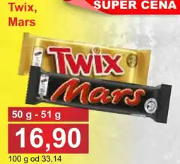 PLUS JIP Twix, Mars nabídka