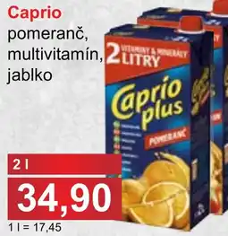 PLUS JIP Caprio pomeranč, multivitamín, jablko nabídka