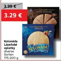 VELTA Free Shop Kolonáda Lázeňské oplatky nabídka
