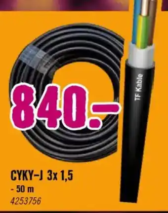 Hornbach CYKY-J 3x1.5 nabídka