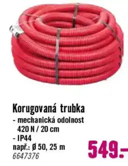 Hornbach Korugovaná trubka nabídka