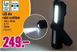 Hornbach LED Aku ruční osvětlení nabídka