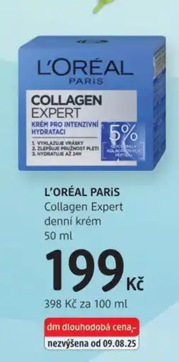 dm drogerie L'ORÉAL PARIS Collagen Expert denní krém nabídka