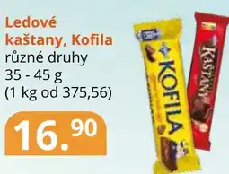 Potraviny CZ Ledové kaštany, Kofila nabídka