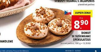 Lidl Donut se sušenkami spekulatius nabídka